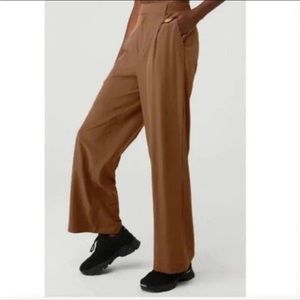 ALO YOGA high waist cinnamon trousers XXS